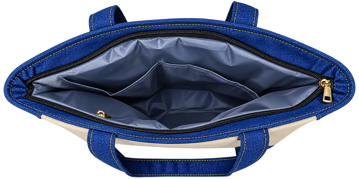 Royal Peacock Mandala Canvas Tote Bag for daily uses