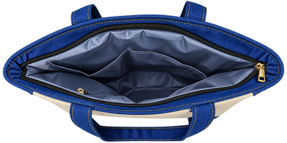 Royal Peacock Mandala Canvas Tote Bag for daily uses