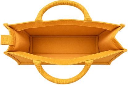 Premium Yellow Jute Tote Shopping Bag for daily uses.
